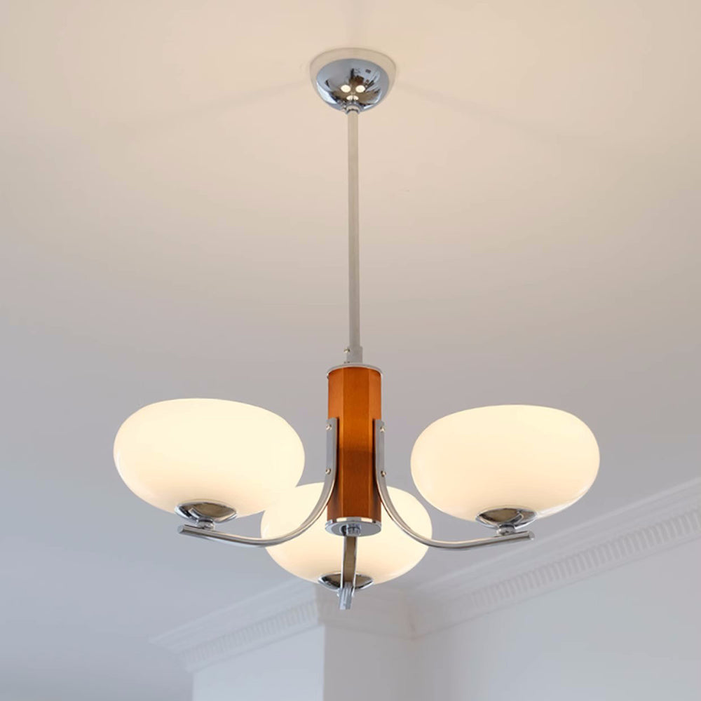 Retro Bauhaus Iron Chandelier